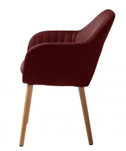 Mørteens Armlehnenstuhl Tilanda - Webstoff Cors: Dunkelrot - 2er Set -Deutschland Stühle Verkaufs-Shop 1000281924 210819 09382200277 DETAILS P000000001000281924