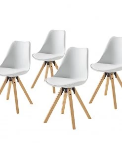 Mørteens Polsterstuhl Aledas I - Weiß - 4er Set