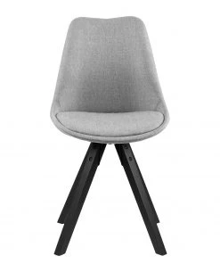 Mørteens Polsterstuhl Aledas V - Webstoff / Gummibaum massiv - Hellgrau / Schwarz - 4er Set -Deutschland Stühle Verkaufs-Shop 1000282514 210819 09460600478 DETAILS P000000001000282514