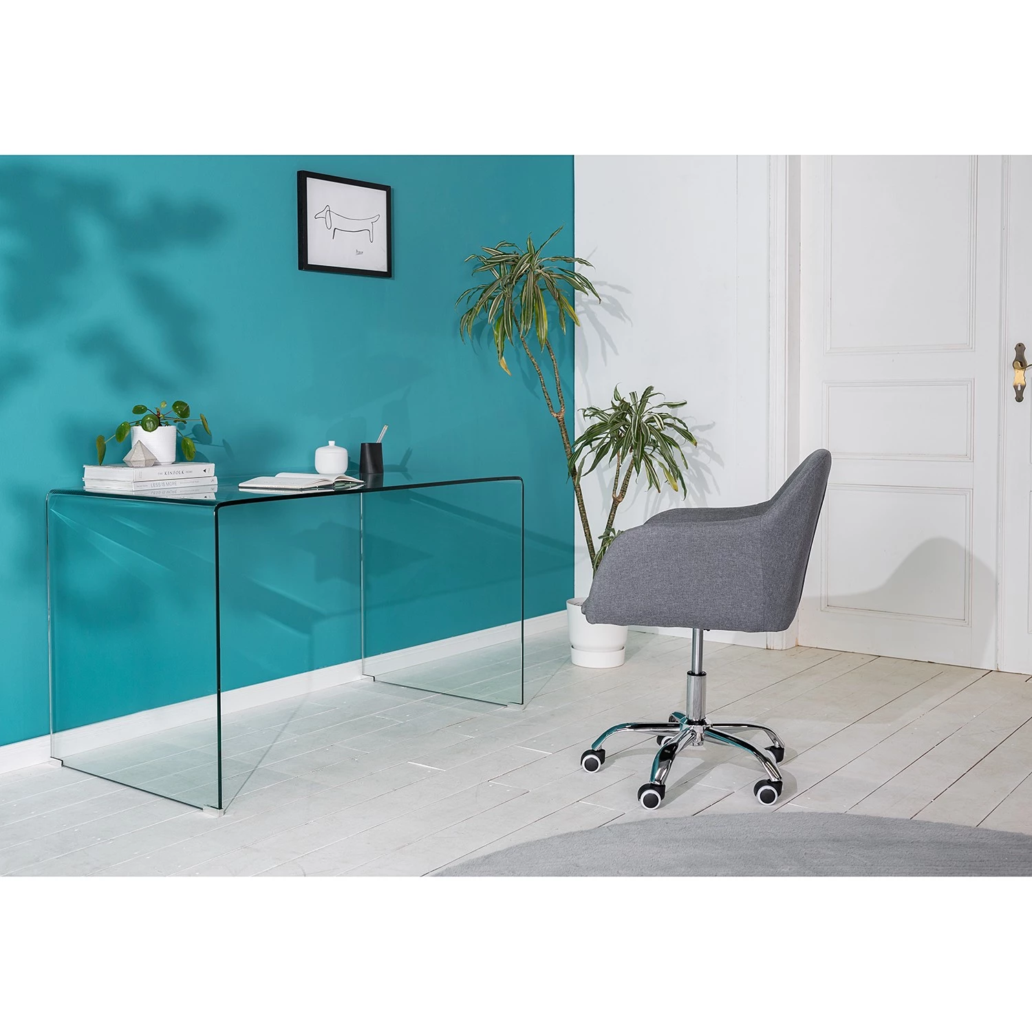 Furnitive Bürostuhl Emalia - Grau 3 Furnitive Bürostuhl Emalia - Grau – Bild 3