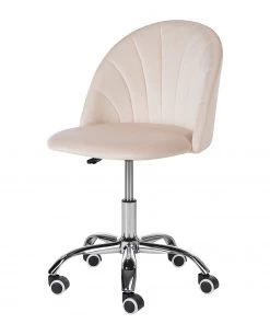 Velvet Studio Bürostuhl Emely - Creme