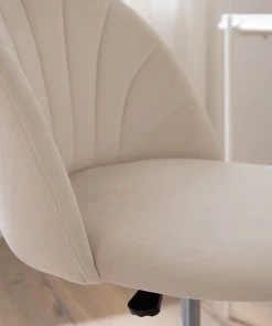 Velvet Studio Bürostuhl Emely - Creme -Deutschland Stühle Verkaufs-Shop 1000283355 220824 030 DETAILS P000000001000283355