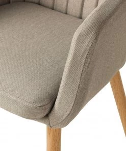 Mørteens Armlehnenstuhl Leedy I - Webstoff Zea: Beige - 2er Set -Deutschland Stühle Verkaufs-Shop 1000284185 210823 08534300008 DETAILS P000000001000284185 2