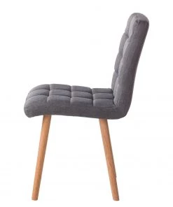 Mørteens Polsterstuhl Doskie I - Webstoff Zea: Dunkelgrau - 4er Set -Deutschland Stühle Verkaufs-Shop 1000284200 210823 08535200187 DETAILS P000000001000284200 2