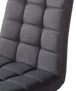 Mørteens Polsterstuhl Doskie I - Webstoff Zea: Dunkelgrau - 4er Set -Deutschland Stühle Verkaufs-Shop 1000284200 210823 08535200190 DETAILS P000000001000284200 2