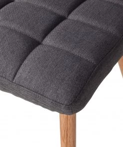 Mørteens Polsterstuhl Doskie I - Webstoff Zea: Dunkelgrau - 4er Set -Deutschland Stühle Verkaufs-Shop 1000284200 210823 08535200191 DETAILS P000000001000284200 2