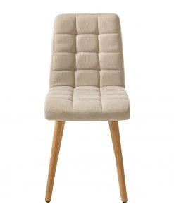 Mørteens Polsterstuhl Doskie II - Leinen / Eiche massiv - Beige - 4er Set -Deutschland Stühle Verkaufs-Shop 1000284203 210823 08535400215 DETAILS P000000001000284203