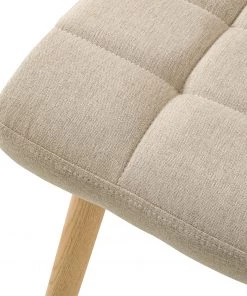 Mørteens Polsterstuhl Doskie II - Leinen / Eiche massiv - Beige - 4er Set -Deutschland Stühle Verkaufs-Shop 1000284203 210823 08535400218 DETAILS P000000001000284203