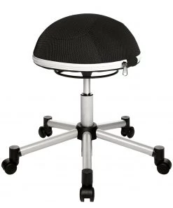 Topstar Fitness-Hocker Half Ball - Schwarz