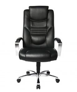 Topstar Chefsessel Soft Lux - Kunstleder / Stahl - Schwarz / Chrom -Deutschland Stühle Verkaufs-Shop 1000285190 210907 15264700004 DETAILS P000000001000285190
