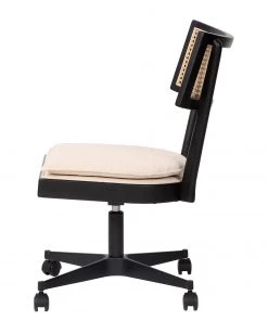 Mørteens Bürostuhl Davik - Webstoff / Esche massiv / Rattan - Creme / Esche Schwarz / Schwarz 7 Mørteens Bürostuhl Davik - Webstoff / Esche massiv / Rattan - Creme / Esche Schwarz / Schwarz -Deutschland Stühle Verkaufs-Shop 1000288169 220610 035 DETAILS P000000001000288169