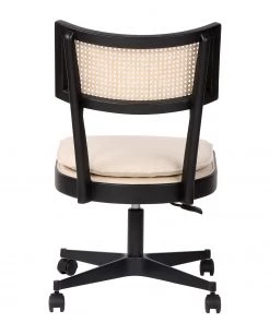 Mørteens Bürostuhl Davik - Webstoff / Esche massiv / Rattan - Creme / Esche Schwarz / Schwarz 9 Mørteens Bürostuhl Davik - Webstoff / Esche massiv / Rattan - Creme / Esche Schwarz / Schwarz -Deutschland Stühle Verkaufs-Shop 1000288169 220610 045 DETAILS P000000001000288169