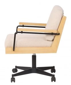 Mørteens Bürostuhl David - Webstoff / Eiche massiv / Stahl - Creme / Eiche / Schwarz 7 Mørteens Bürostuhl David - Webstoff / Eiche massiv / Stahl - Creme / Eiche / Schwarz -Deutschland Stühle Verkaufs-Shop 1000288171 220610 035 DETAILS P000000001000288171