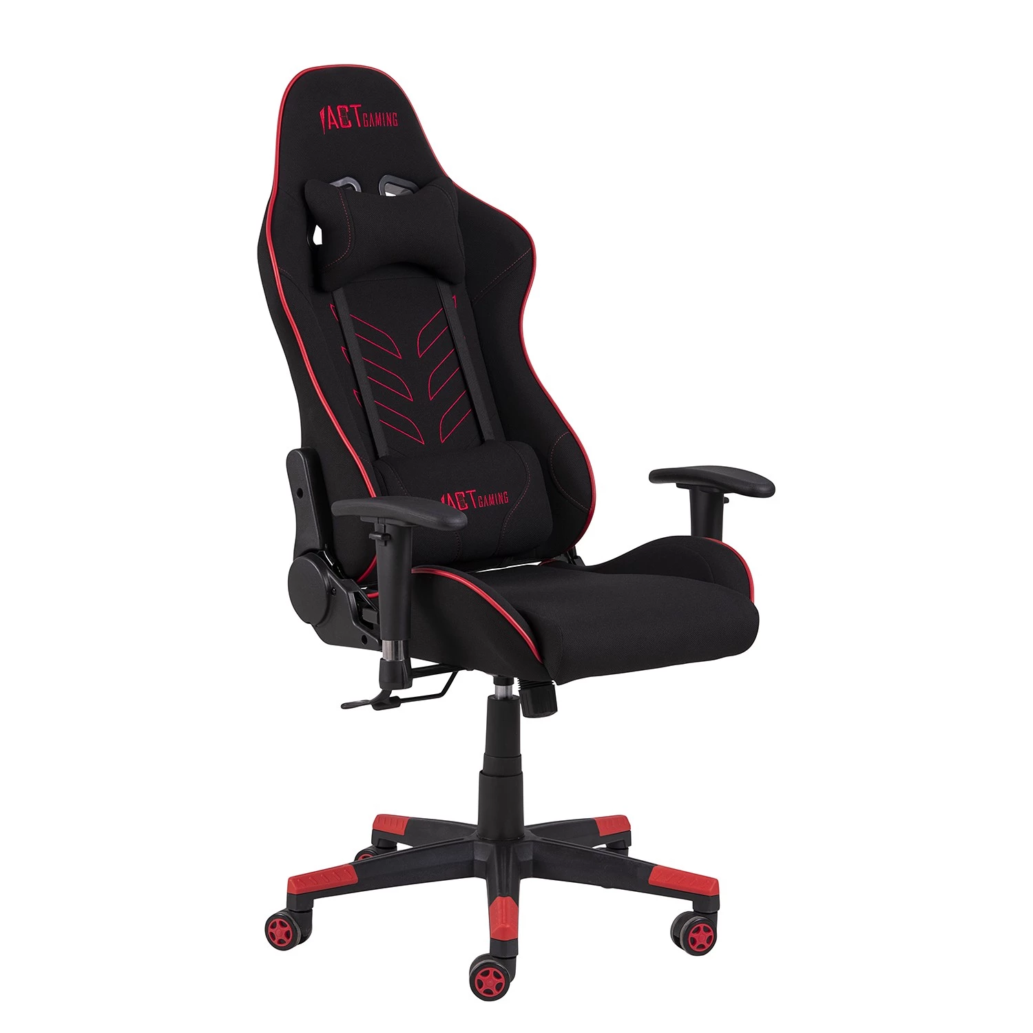 Fredriks Gaming Chair Chris - Schwarz / Rot 1 Fredriks Gaming Chair Chris - Schwarz / Rot