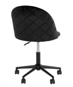 Red Living Bürodrehstuhl Varby - Samt / Stahl - Schwarz -Deutschland Stühle Verkaufs-Shop 1000299420 211012 13445500179 DETAILS P000000001000299420