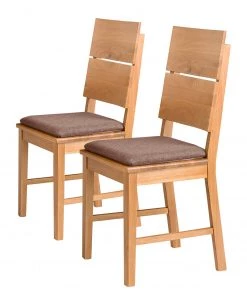 Naturoo Esszimmerstuhl Kasai (2er-Set) - Braun