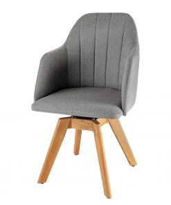Naturoo Armlehnenstuhl Bosgat - Grau