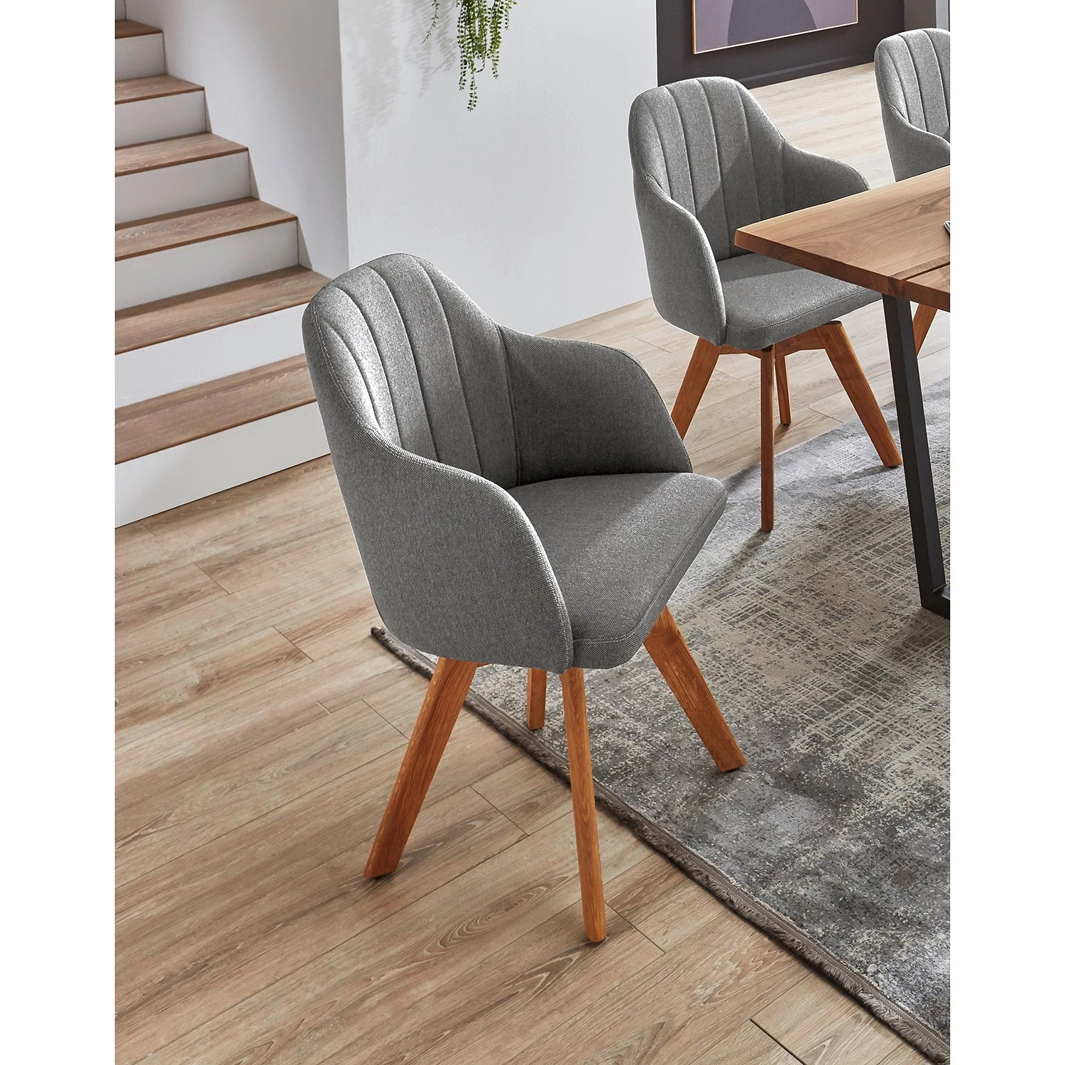 Naturoo Armlehnenstuhl Bosgat - Grau 3 Naturoo Armlehnenstuhl Bosgat - Grau – Bild 3