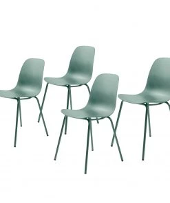 Red Living Esszimmerstuhl Felin (4er-Set) - Mintgrün
