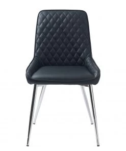 Red Living Polsterstuhl Dela III (2er-Set) - Kunstleder / Eisen - Schwarz / Chrom -Deutschland Stühle Verkaufs-Shop 1000303597 211117 16473800067 DETAILS P000000001000303597