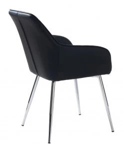 Red Living Armlehnenstuhl Dela III (2er-Set) - Kunstleder / Eisen - Schwarz / Chrom 9 Red Living Armlehnenstuhl Dela III (2er-Set) - Kunstleder / Eisen - Schwarz / Chrom -Deutschland Stühle Verkaufs-Shop 1000303600 211117 16473800088 DETAILS P000000001000303600