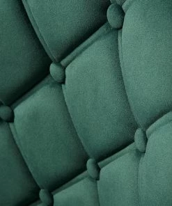 Red Living Polsterstuhl Kaman (2er-Set) - Samt / Eisen - Dunkelgrün / Schwarz -Deutschland Stühle Verkaufs-Shop 1000303602 211117 164739000103 DETAILS P000000001000303602