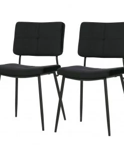 Red Living Esszimmerstuhl Malice (2er-Set) - Schwarz