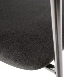 Red Living Armlehnenstuhl Lineas (2er-Set) - Samt / Stahl - Schwarz -Deutschland Stühle Verkaufs-Shop 1000303870 211105 13105600182 DETAILS P000000001000303870