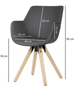 Norrwood Armlehnenstuhl Newport I (2er-Set) - Anthrazit -Deutschland Stühle Verkaufs-Shop 1000303915 211103 12151700635 SKETCH DETAILS P000000001000303915 sketch