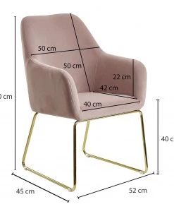 Loftscape Armlehnenstuhl Fradou I - Babyrosa -Deutschland Stühle Verkaufs-Shop 1000303932 211103 12152200768 SKETCH DETAILS P000000001000303932 sketch