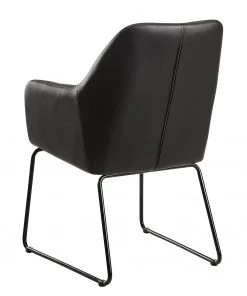 Loftscape Armlehnenstuhl Fradou III - Kunstleder / Eisen - Schwarz -Deutschland Stühle Verkaufs-Shop 1000303936 211103 12152300324 DETAILS P000000001000303936