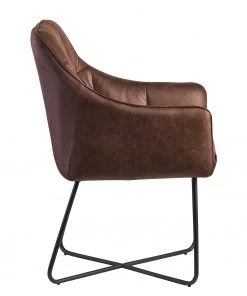 Loftscape Armlehnenstuhl Giorgino II - Vintage Dunkelbraun -Deutschland Stühle Verkaufs-Shop 1000303957 211103 12152700457 DETAILS P000000001000303957