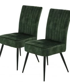 Loftscape Polsterstuhl Copine (2er-Set) - Vintage Grün