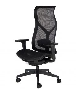 Fredriks Bürostuhl Sanda - Mesh / Kunststoff - Schwarz