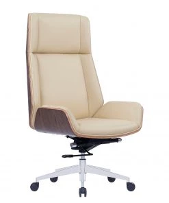 Fredriks Bürostuhl Zuma - Echtleder / Walnuss Furnier / Metall - Creme / Walnuss / Aluminium 12 Fredriks Bürostuhl Zuma - Echtleder / Walnuss Furnier / Metall - Creme / Walnuss / Aluminium -Deutschland Stühle Verkaufs-Shop 1000310662 220509 060 DETAILS P000000001000310662