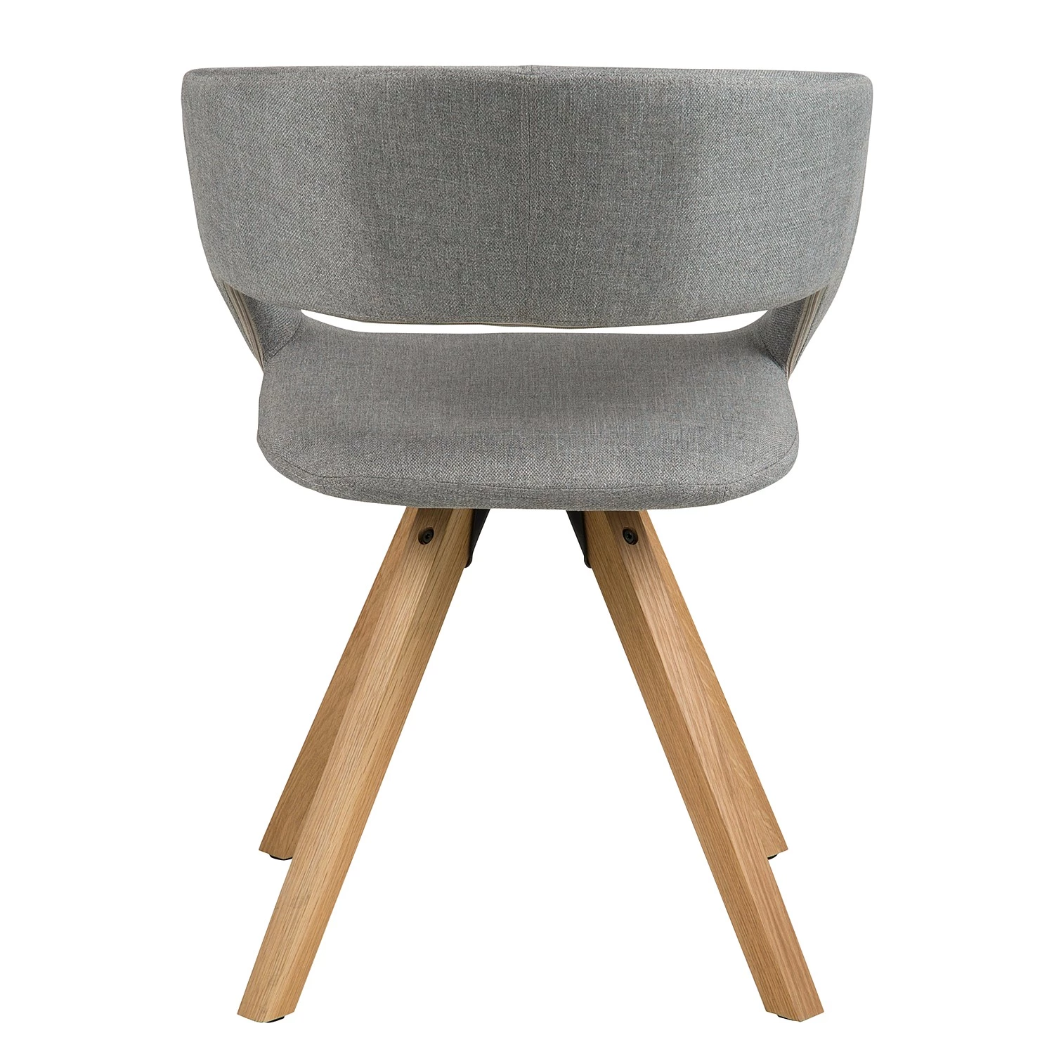 Mørteens Armlehnenstuhl Buggio - Webstoff / Gummibaum massiv - Webstoff Cors: Granit - 2er Set 7 Mørteens Armlehnenstuhl Buggio - Webstoff / Gummibaum massiv - Webstoff Cors: Granit - 2er Set – Bild 7