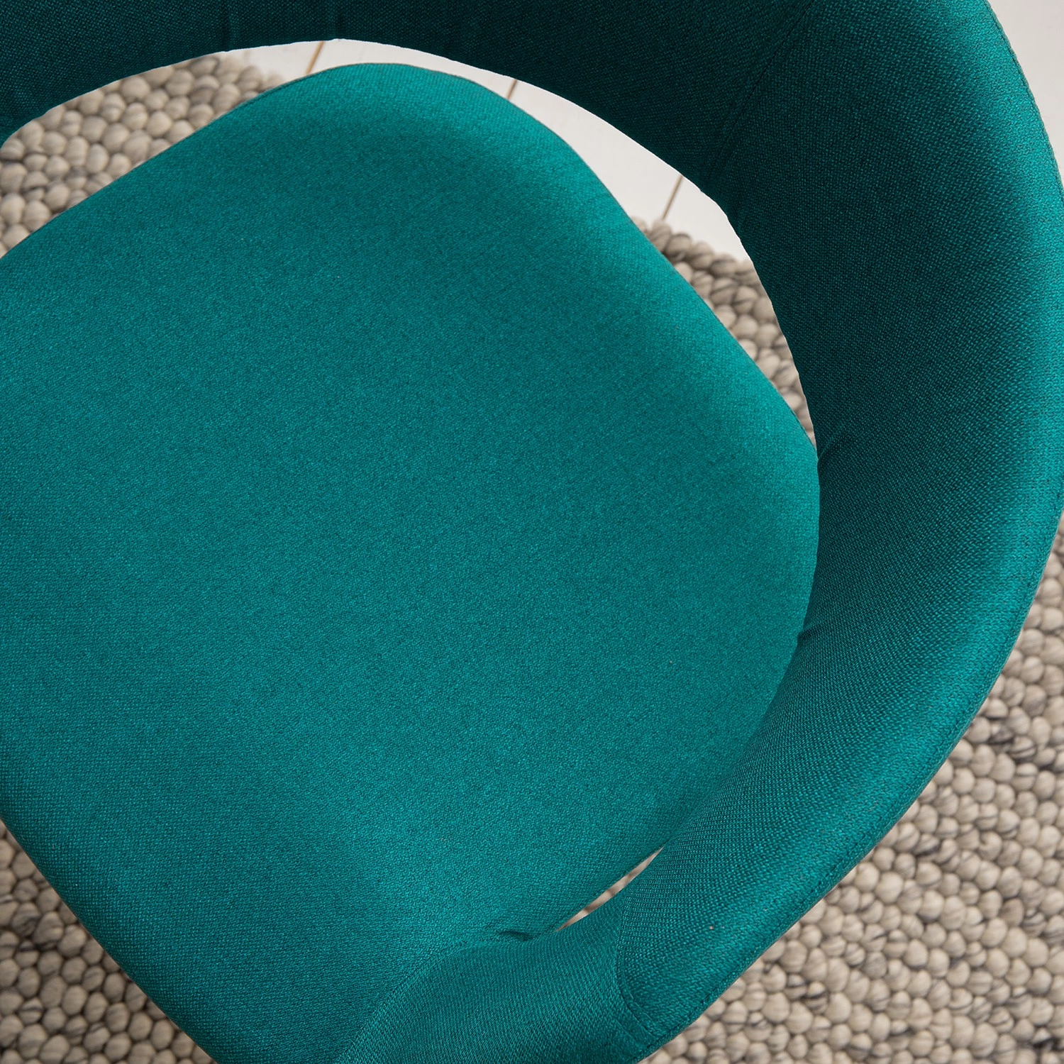 Mørteens Armlehnenstuhl Buggio - Webstoff / Gummibaum massiv - Webstoff Cors: Petrol - 2er Set 17 Mørteens Armlehnenstuhl Buggio - Webstoff / Gummibaum massiv - Webstoff Cors: Petrol - 2er Set – Bild 17