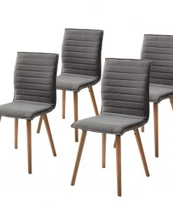 Mørteens Polsterstuhl Kean I - Grau - 4er Set