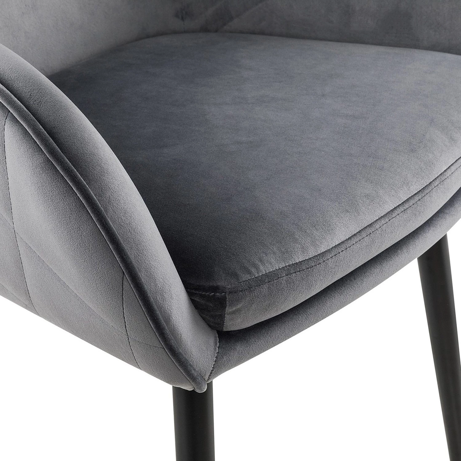 Red Living Armlehnenstuhl Josephine - Grau 7 Red Living Armlehnenstuhl Josephine - Grau – Bild 7