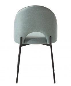 Mørteens Polsterstuhl Ikley - Webstoff / Metall - Schwarz - Mintgrau - 2er Set -Deutschland Stühle Verkaufs-Shop 1000312593 211210 092458000130 DETAILS P000000001000312593