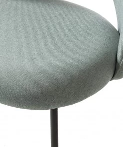 Mørteens Polsterstuhl Ikley - Webstoff / Metall - Schwarz - Mintgrau - 2er Set -Deutschland Stühle Verkaufs-Shop 1000312593 211210 092458000132 DETAILS P000000001000312593