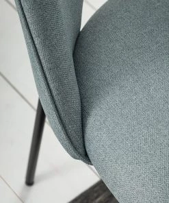 Mørteens Polsterstuhl Ikley - Webstoff / Metall - Schwarz - Mintgrau - 2er Set -Deutschland Stühle Verkaufs-Shop 1000312593 211210 09245800140 DETAILS P000000001000312593