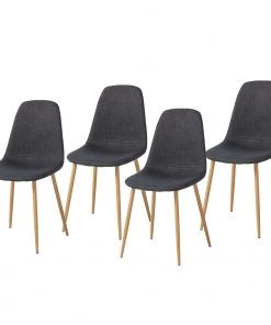 Mørteens Polsterstuhl Iskmo II - Anthrazit - 4er Set