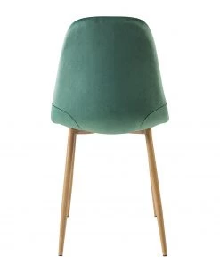 Jack & Alice Polsterstuhl Iskmo VIII - Samt / Metall - Eiche Dekor - Mintgrün - 4er Set -Deutschland Stühle Verkaufs-Shop 1000312596 211210 09245800170 DETAILS P000000001000312596