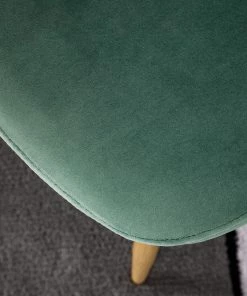 Jack & Alice Polsterstuhl Iskmo VIII - Samt / Metall - Eiche Dekor - Mintgrün - 4er Set -Deutschland Stühle Verkaufs-Shop 1000312596 211210 09245800182 DETAILS P000000001000312596