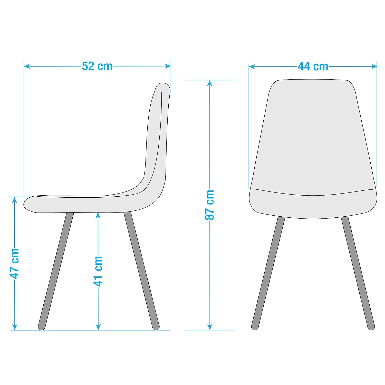 Mørteens Polsterstuhl Iskmo III - Currygelb - 4er Set 11 Mørteens Polsterstuhl Iskmo III - Currygelb - 4er Set – Bild 11