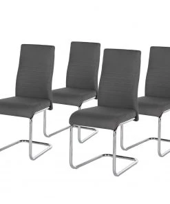 Mooved Freischwinger Claras - Grau - 4er Set