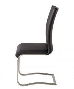 Fredriks Freischwinger Marco - Kunstleder Putri: Schwarz - 4er Set -Deutschland Stühle Verkaufs-Shop 1000313387 211209 142229000039 DETAILS P000000001000313387