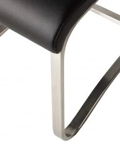 Fredriks Freischwinger Marco - Kunstleder Putri: Schwarz - 4er Set -Deutschland Stühle Verkaufs-Shop 1000313387 211209 14223000047 DETAILS P000000001000313387