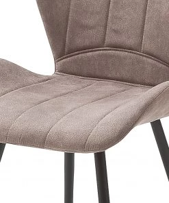 Loftscape Esszimmerstuhl Liena - Microfaser / Metall - Schwarz - Vintage Sand - 4er Set -Deutschland Stühle Verkaufs-Shop 1000313389 211209 14223000060 DETAILS P000000001000313389